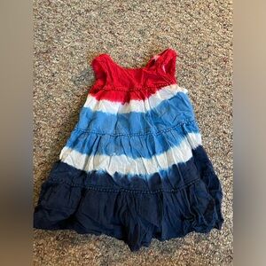 4th of July toddler dress
